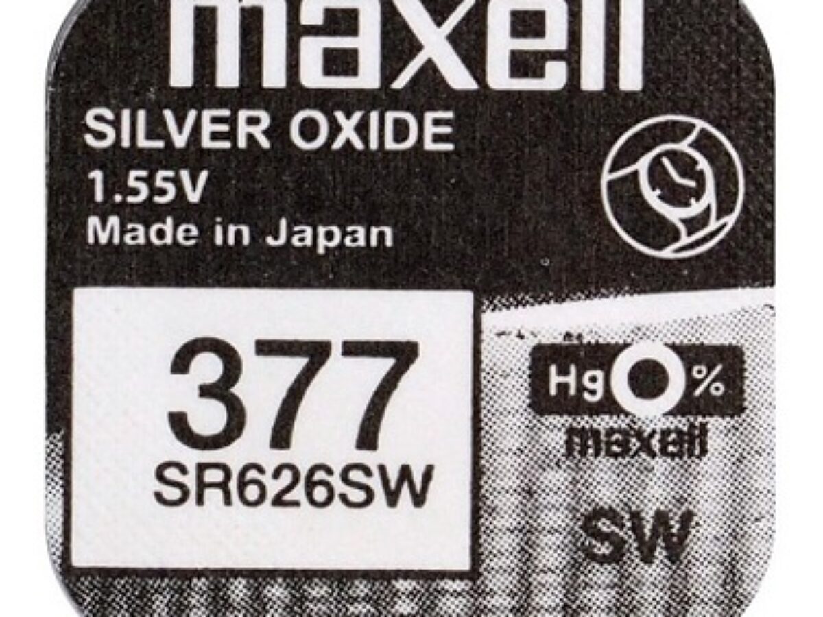 Baterija srebro oksid Maxell SR626SW 377 1.55V 28mAh – LitiCo d.o.o. Niš